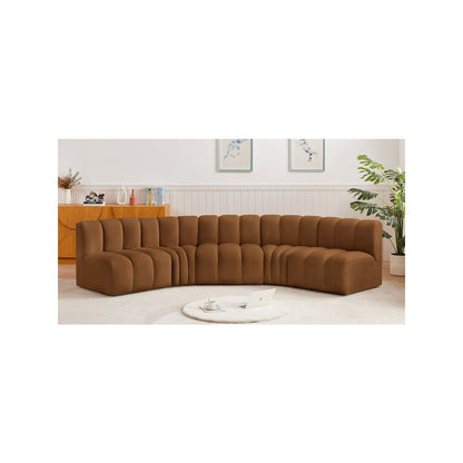 Arc Saddle Velvet Modular Sofa