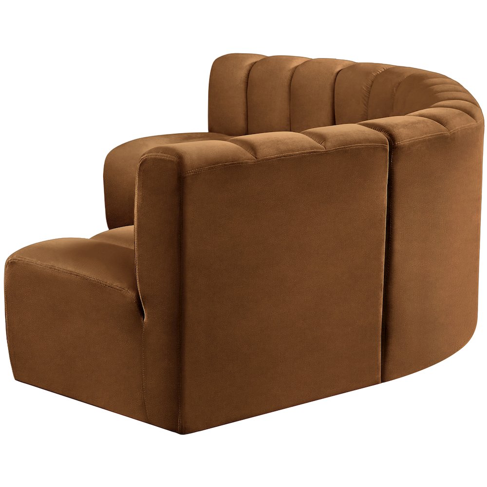 Arc Saddle Velvet Modular Sofa