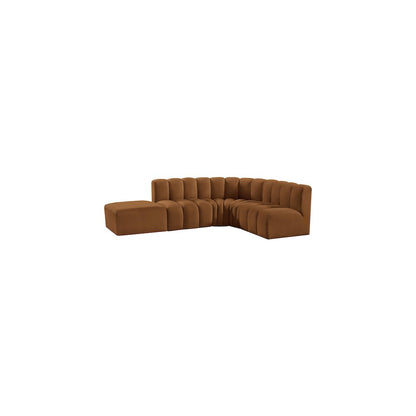 Arc Saddle Velvet Modular Sofa