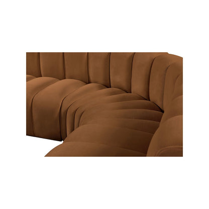 Arc Saddle Velvet Modular Sofa