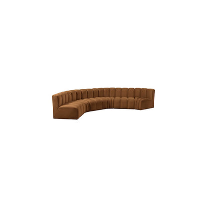 Arc Saddle Velvet Modular Sofa