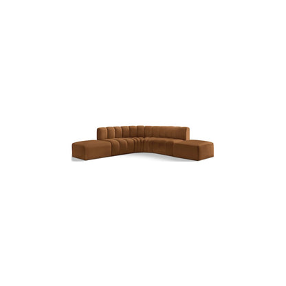 Arc Saddle Velvet Modular Sofa