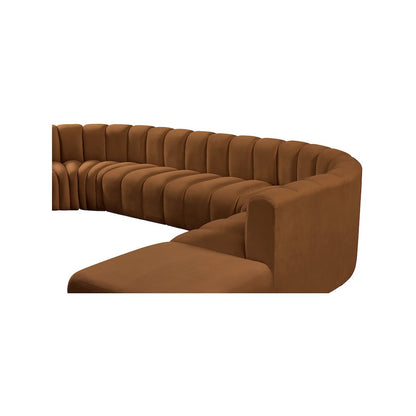 Arc Saddle Velvet Modular Sofa