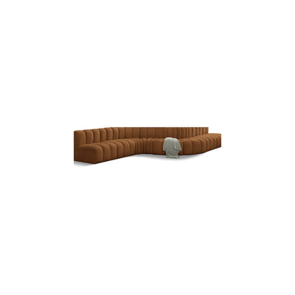 Arc Saddle Velvet Modular Sofa