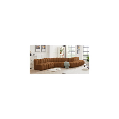 Arc Saddle Velvet Modular Sofa