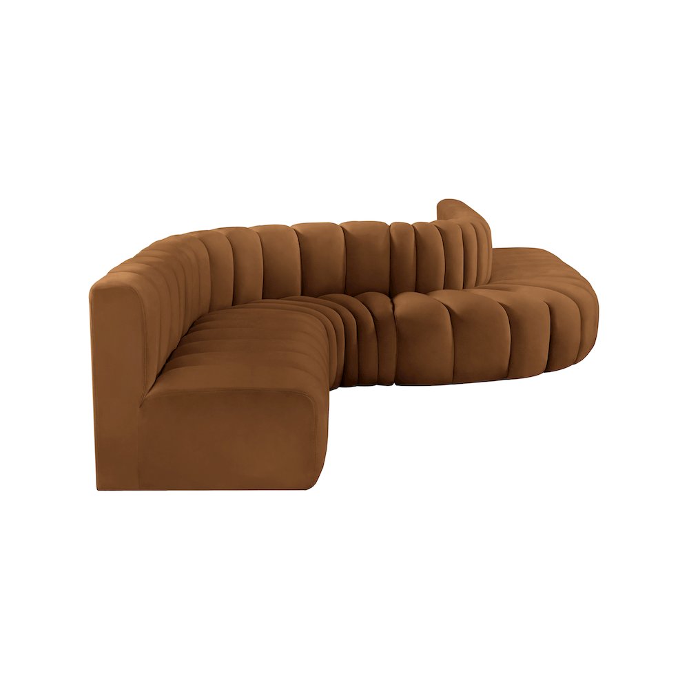 Arc Saddle Velvet Modular Sofa