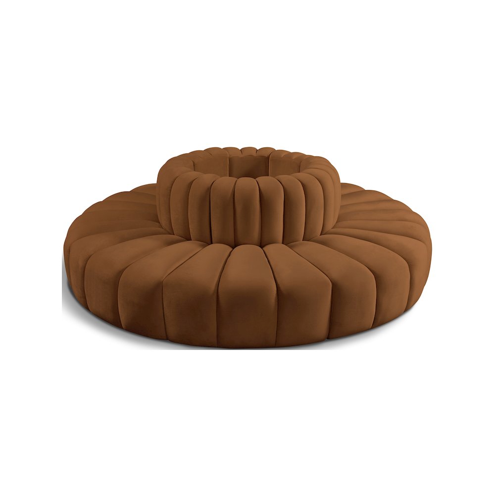 Arc Saddle Velvet Modular Sofa