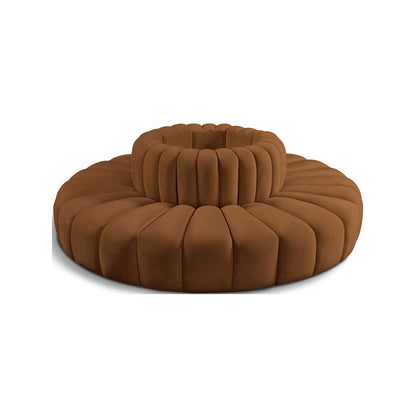 Arc Saddle Velvet Modular Sofa