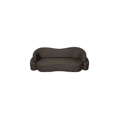 Principessa Brown Boucle Fabric Sofa