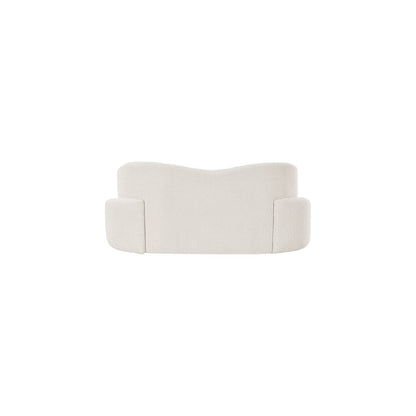 Principessa Cream Boucle Fabric Loveseat