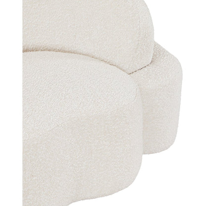 Principessa Cream Boucle Fabric Sofa