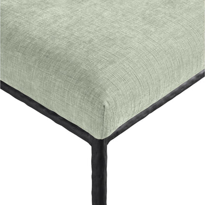 Reeves Mint Chenille Fabric Upholstered Dining Side Chair, Set of 2