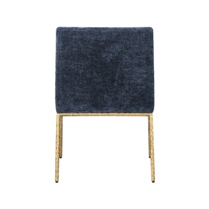 Reeves Navy Chenille Fabric Dining Chair, Set of 2
