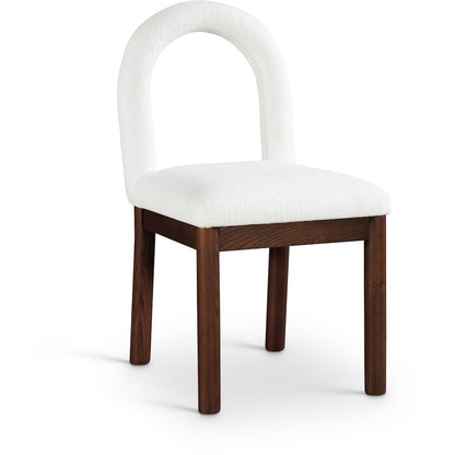 Conrad Cream Linen Textured Fabric Dining Chair
