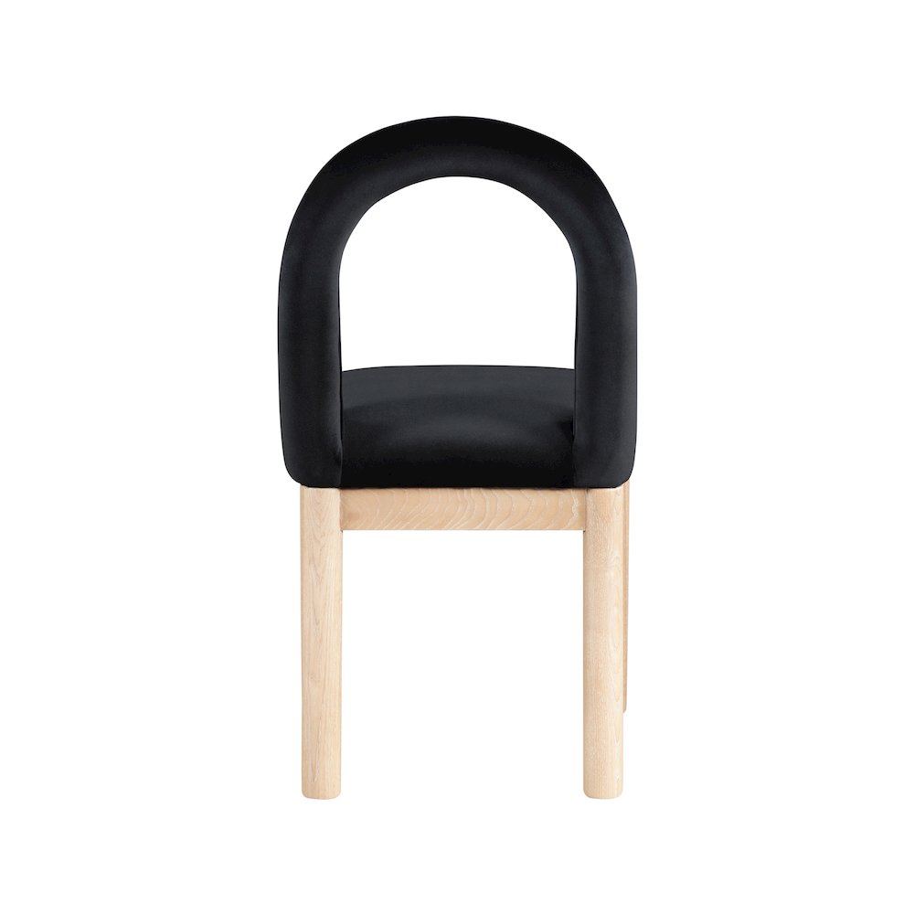 Conrad Black Velvet Dining Chair
