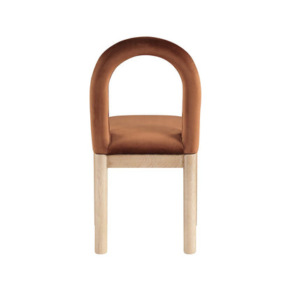 Conrad Cognac Velvet Dining Chair