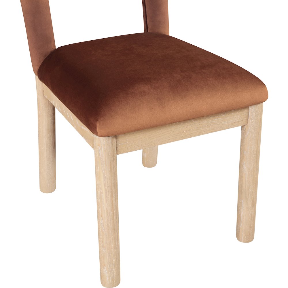 Conrad Cognac Velvet Dining Chair