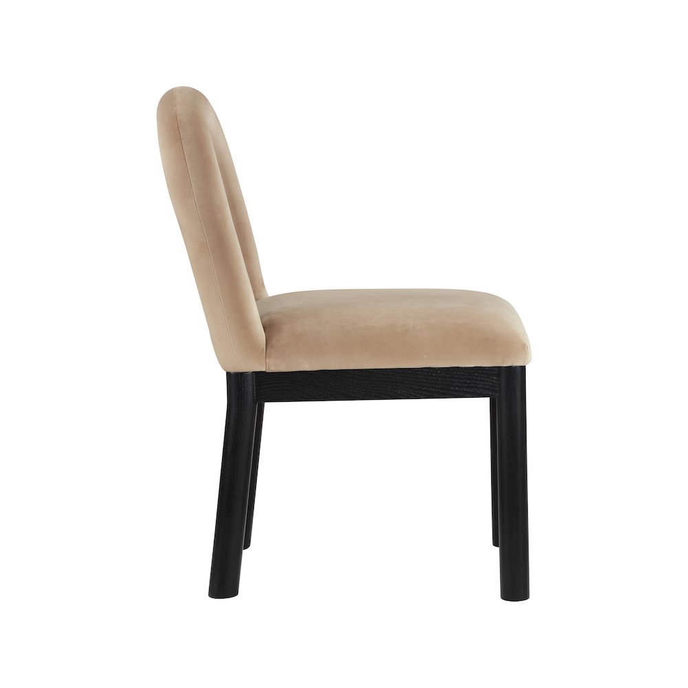 Conrad Beige Velvet Dining Chair