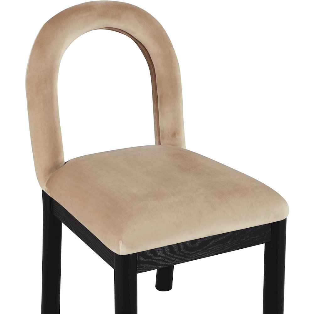Conrad Beige Velvet Dining Chair