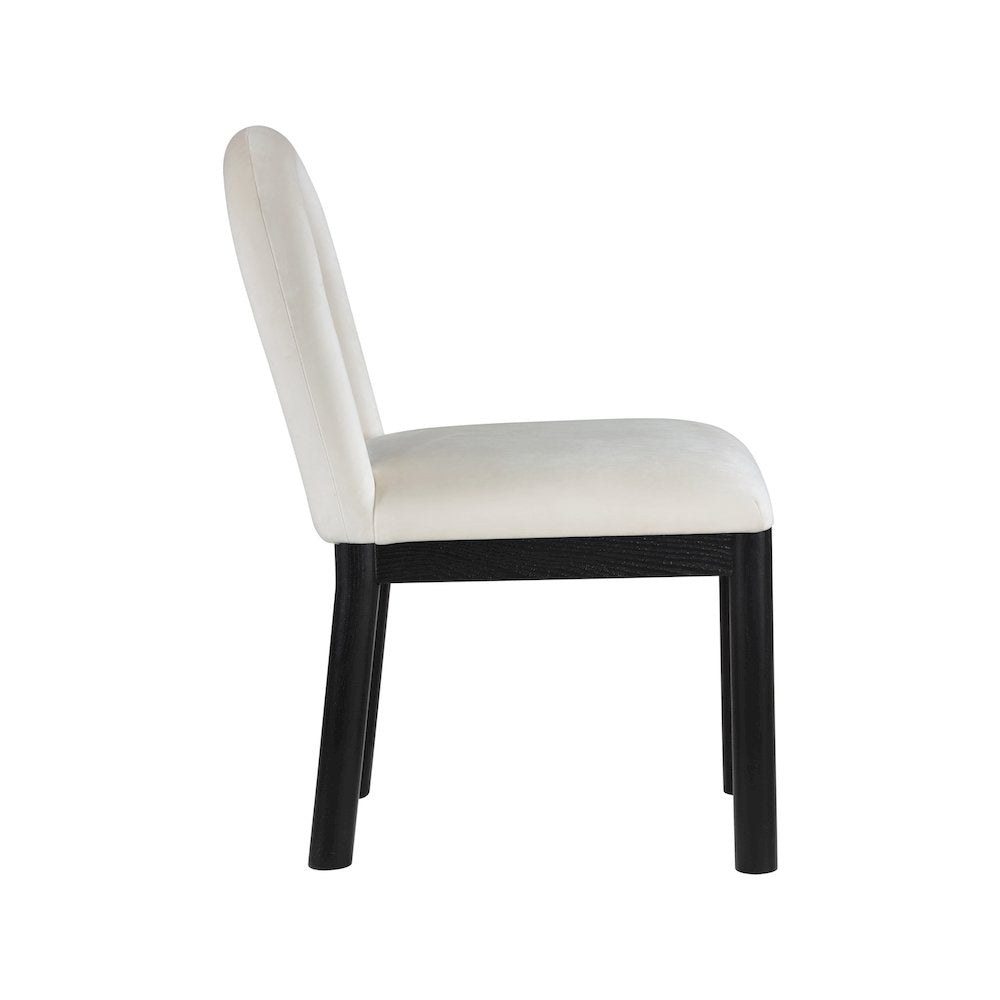 Conrad Cream Velvet Dining Chair
