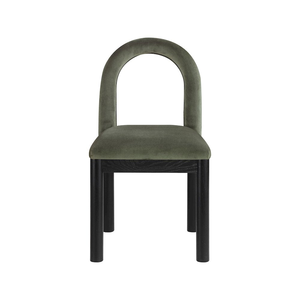 Conrad Green Velvet Dining Chair