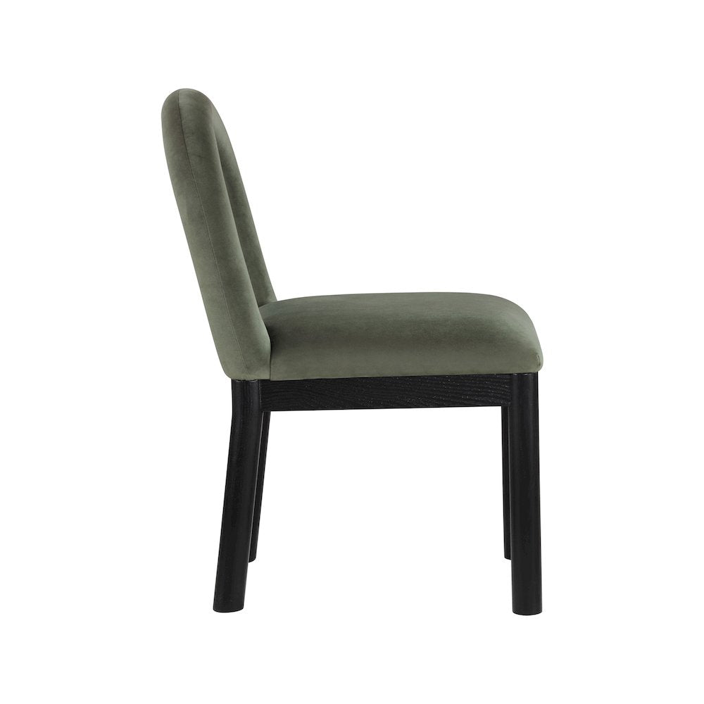 Conrad Green Velvet Dining Chair