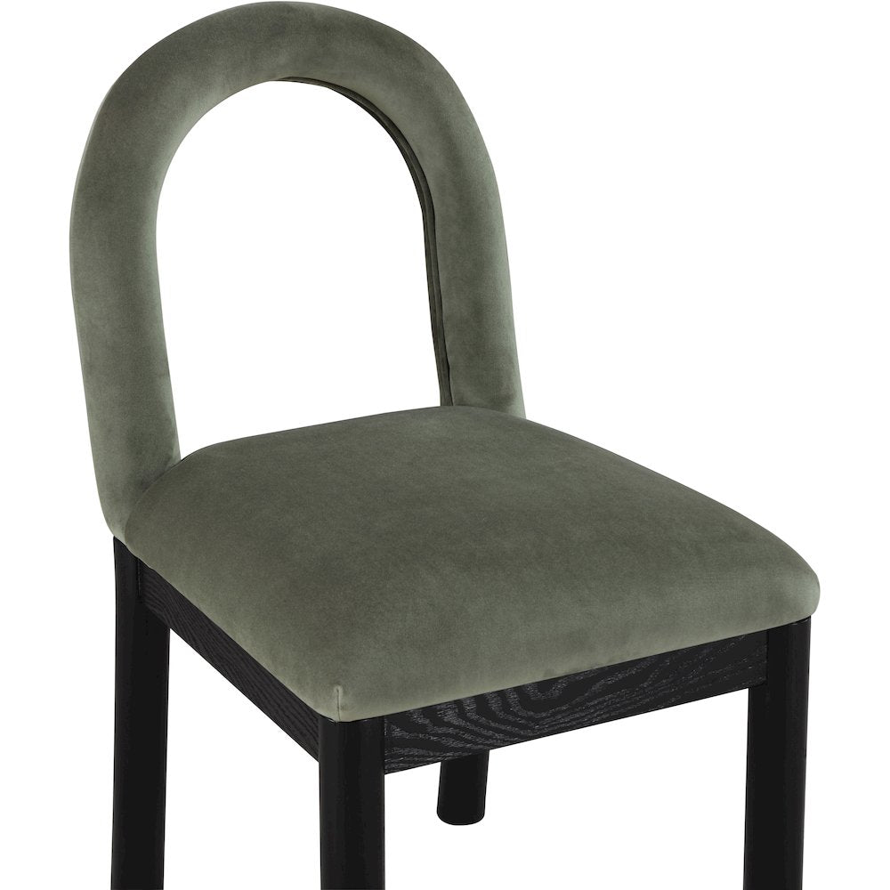 Conrad Green Velvet Dining Chair