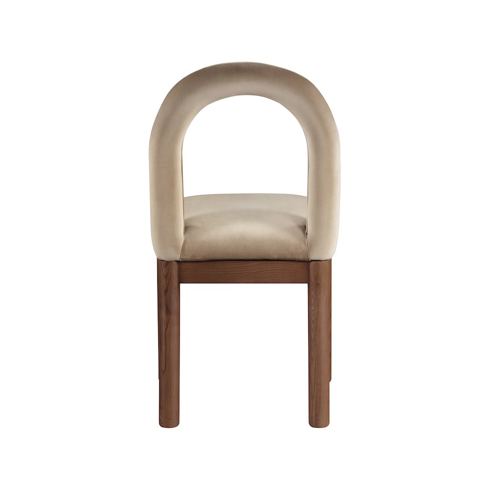 Conrad Beige Velvet Dining Chair
