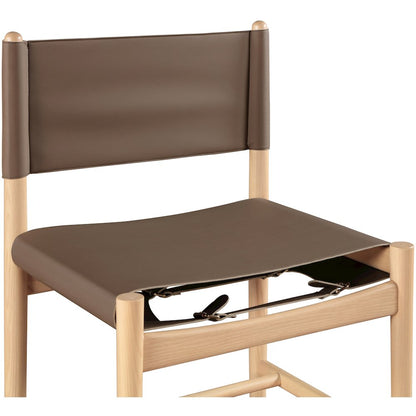 Rawlins Brown Vegan Leather Upholstered Dining Chair, Set of 2
