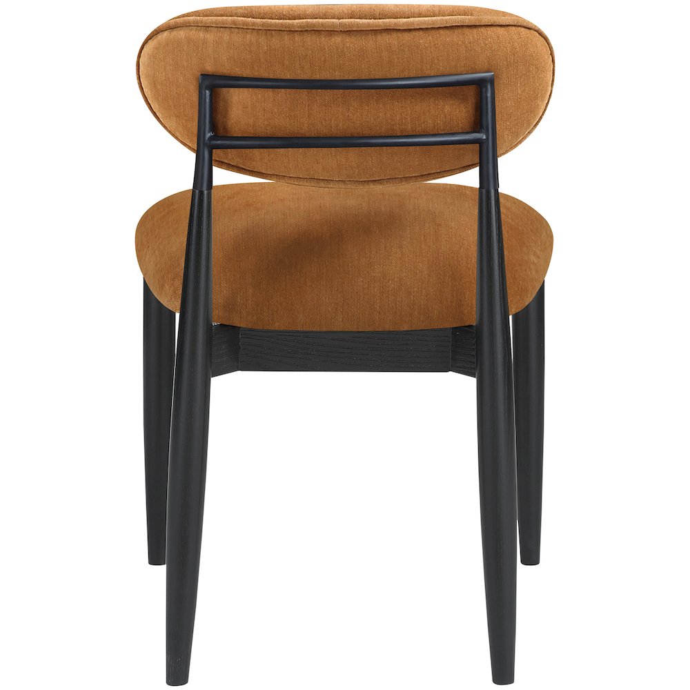 Riccio Cognac Performance Fabric Upholstered Dining Side Chair, Set of 2