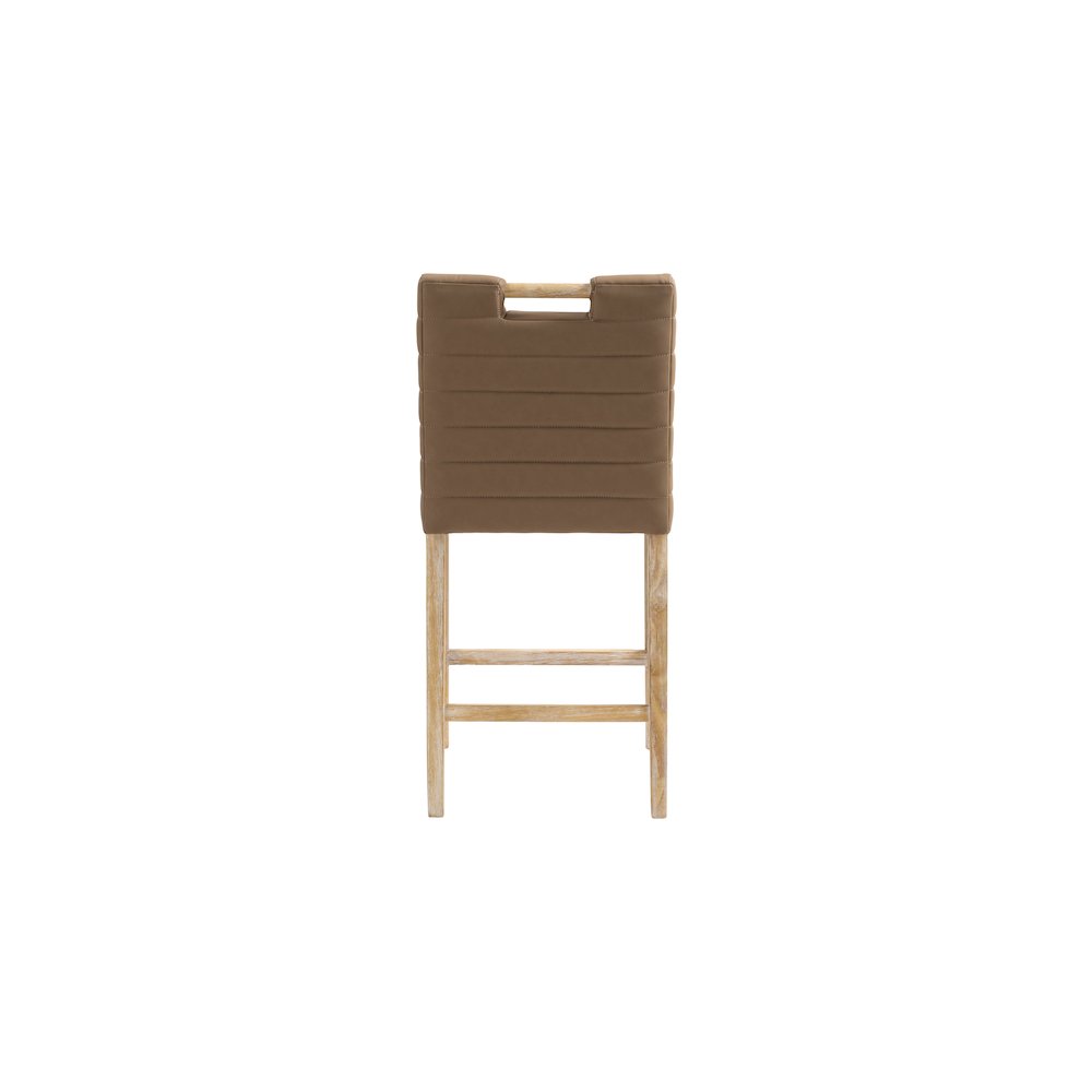 Aimee Brown Vegan Leather Counter Stool