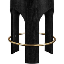 Bocceli Beige Velvet Upholstered Counter Stool