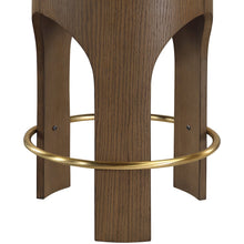 Bocceli Cream Velvet Upholstered Counter Stool