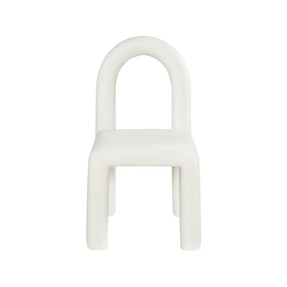 Amari Cream Vegan Leather Dining Chair, Set of 2