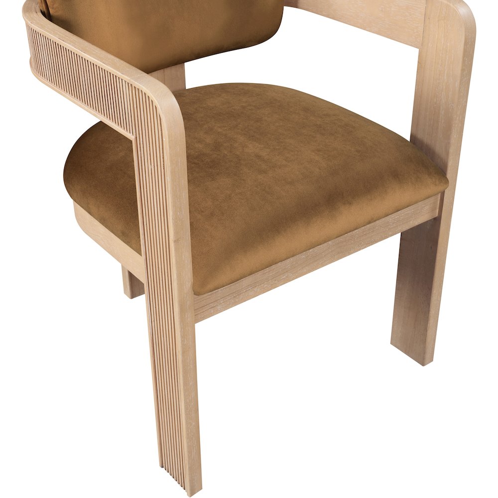 Sacha Saddle Velvet Dining Chair, Set of 2