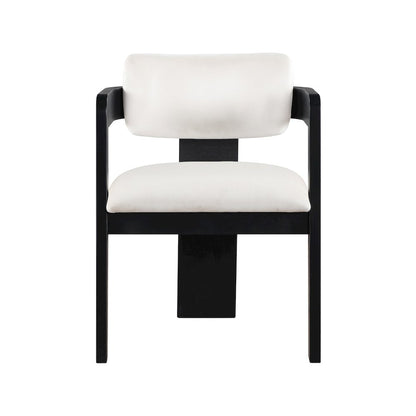 Sacha Cream Velvet Dining Chair, Set of 2