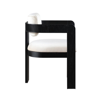Sacha Cream Velvet Dining Chair, Set of 2