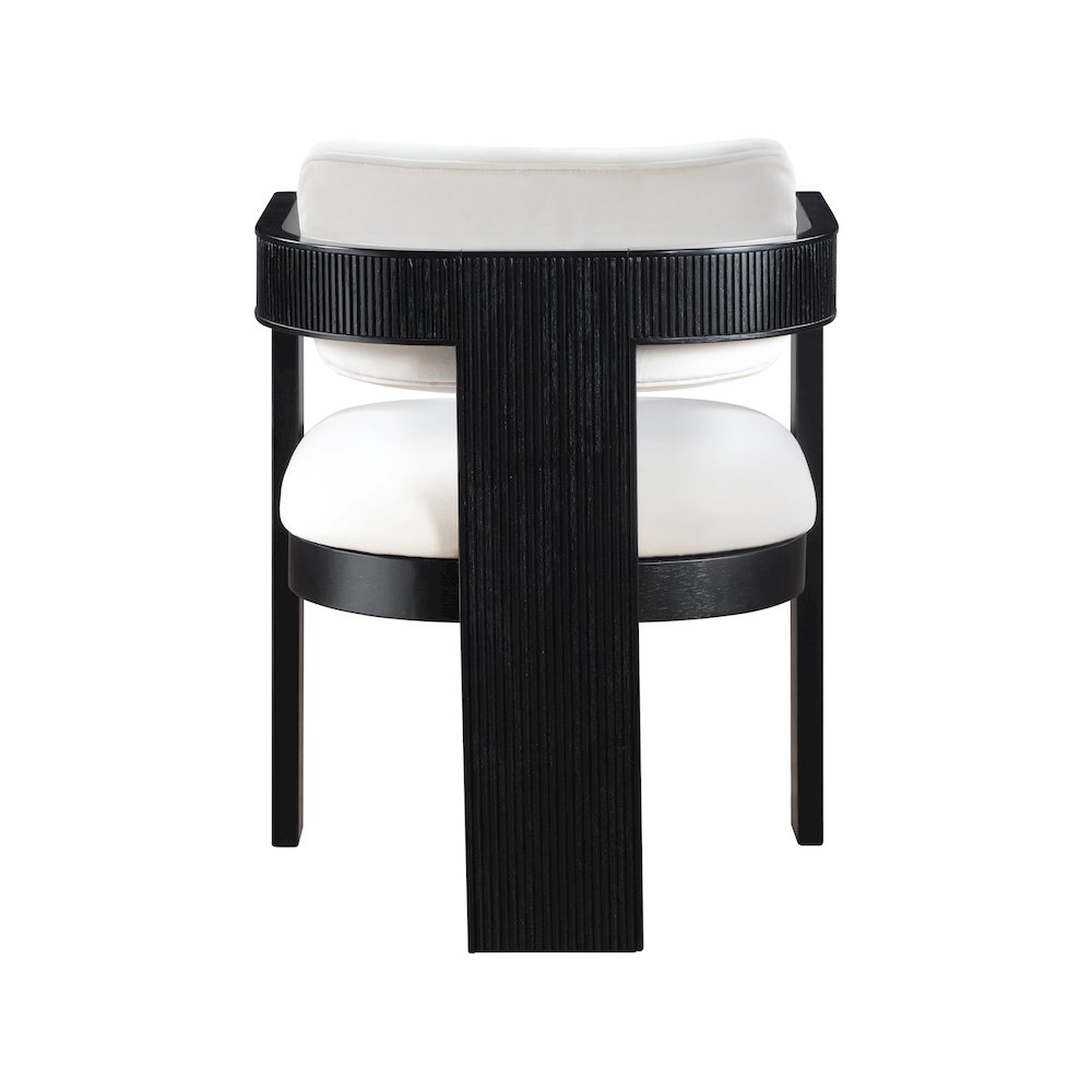 Sacha Cream Velvet Dining Chair, Set of 2