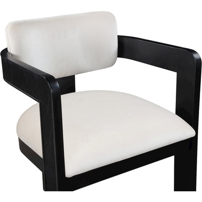 Sacha Cream Velvet Dining Chair, Set of 2