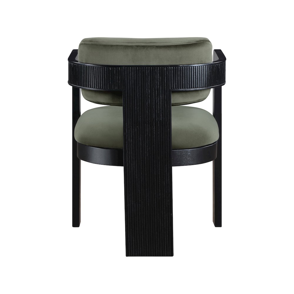 Sacha Green Velvet Dining Chair, Set of 2