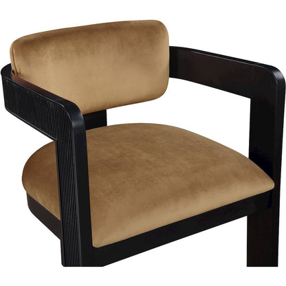 Sacha Saddle Velvet Dining Chair, Set of 2