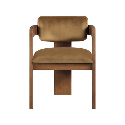 Sacha Saddle Velvet Dining Chair, Set of 2