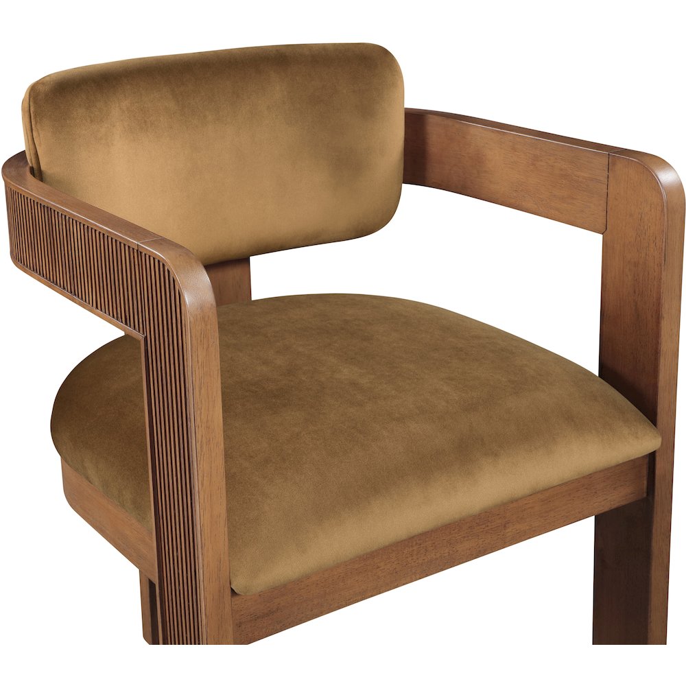 Sacha Saddle Velvet Dining Chair, Set of 2