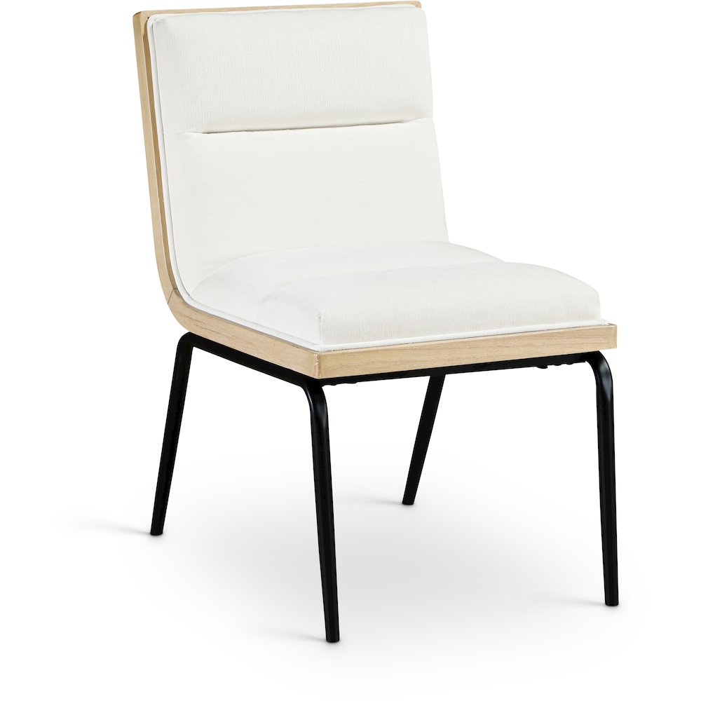 Viceroy Cream Fabric Upholstered Dining Chair, Set of 2