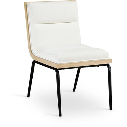 Viceroy Cream Fabric Upholstered Dining Chair, Set of 2