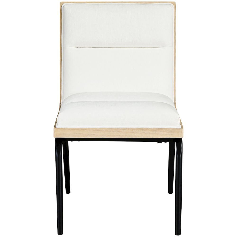 Viceroy Cream Fabric Upholstered Dining Chair, Set of 2