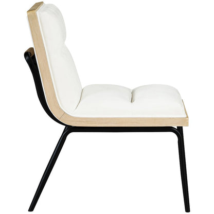 Viceroy Cream Fabric Upholstered Dining Chair, Set of 2