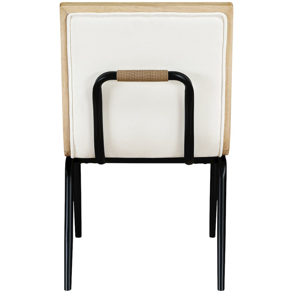 Viceroy Cream Fabric Upholstered Dining Chair, Set of 2