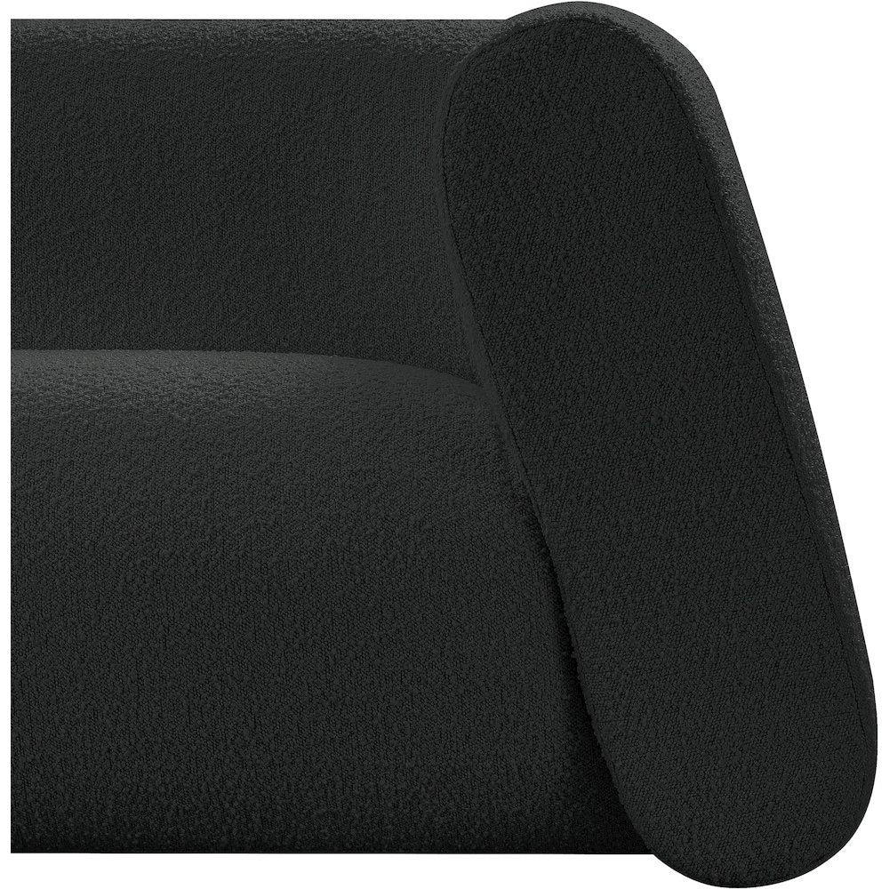 Abbington Black Boucle Fabric Chair