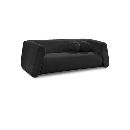 Abbington Black Boucle Fabric Sofa